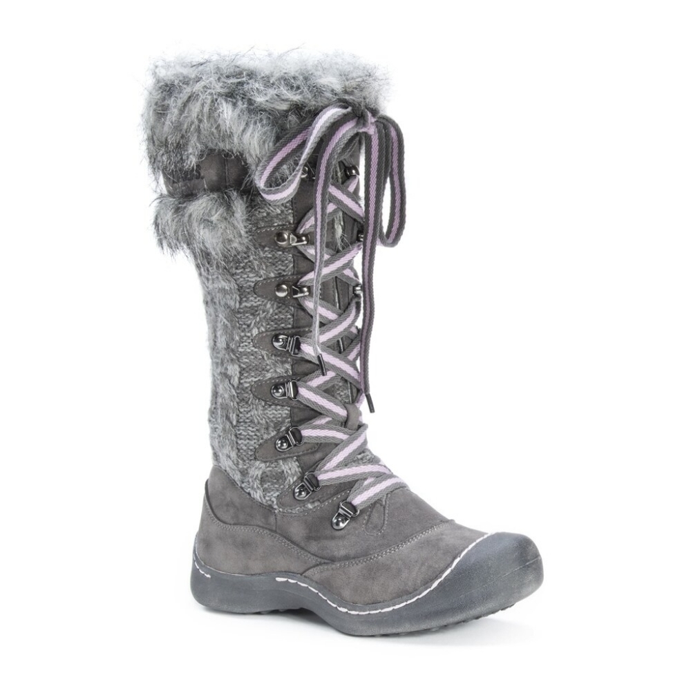 Muk Luks Gwen Polyester/Faux Fur Winter Snow Boots